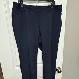 Worthington - Navy Work Pant - Curvy Fit Perfect Trouser